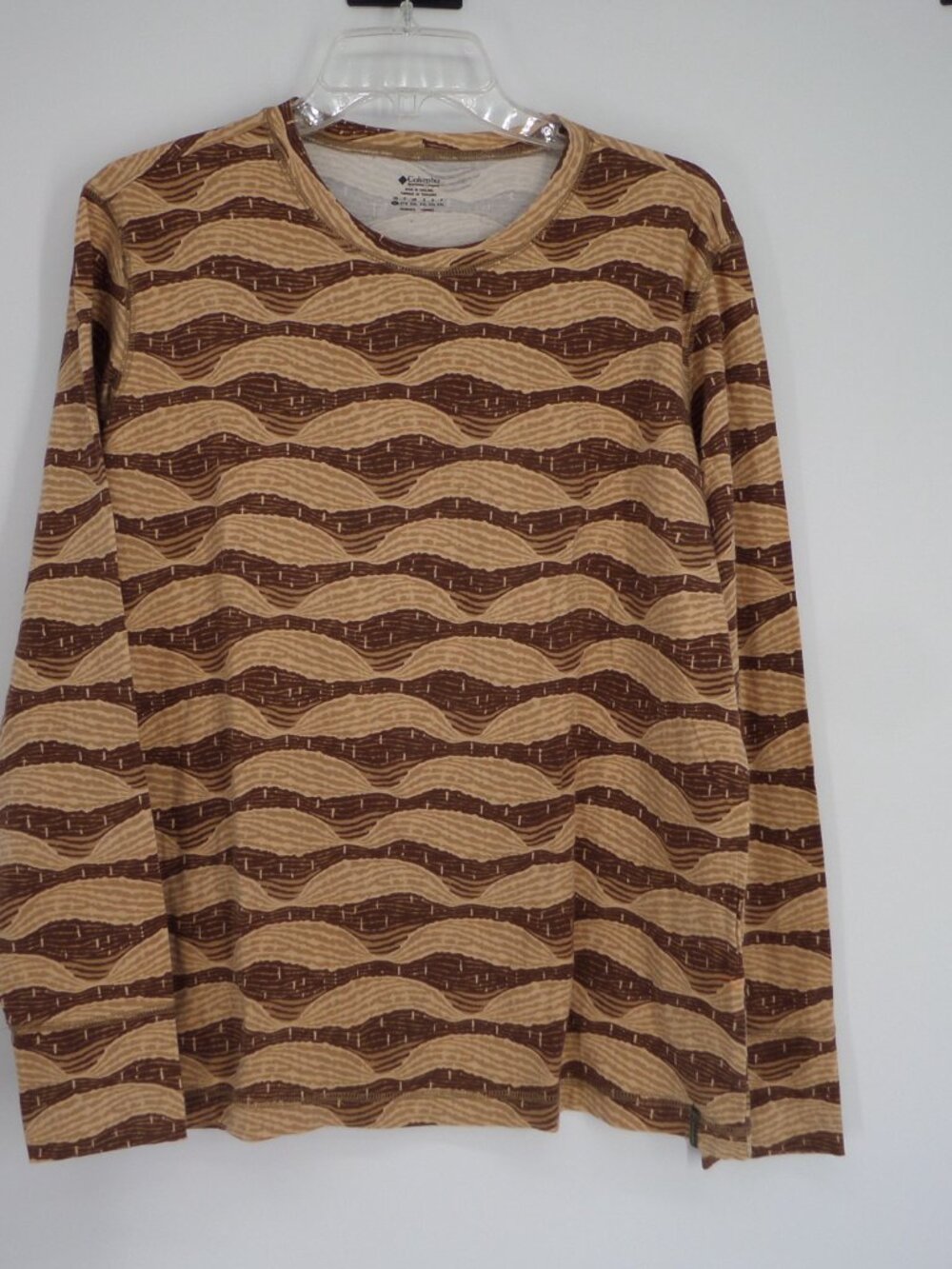 Columbia Women's Long Sleeve Tee Multi Color Top Size XL